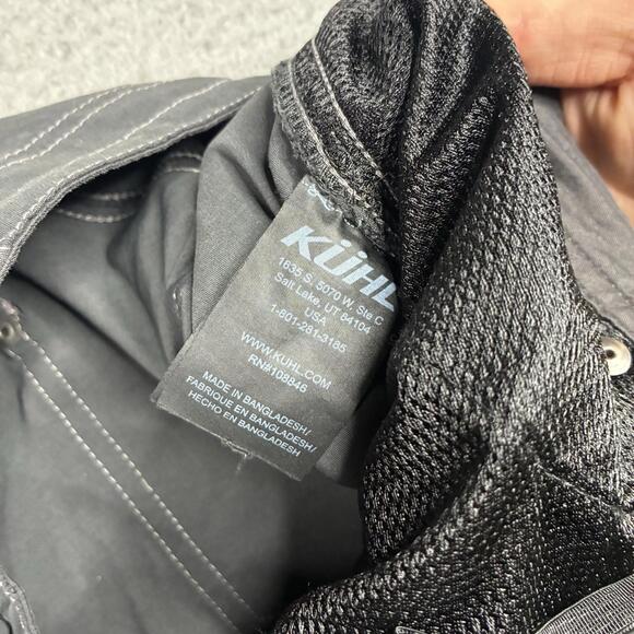 KUHL Pants Women’s 10 Regular Gray Straight Leg Outdoor Hiking Travel Mid Rise - Picture 4 of 8